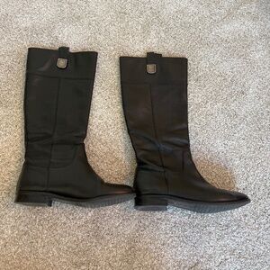 Banana Republic Black leather boots